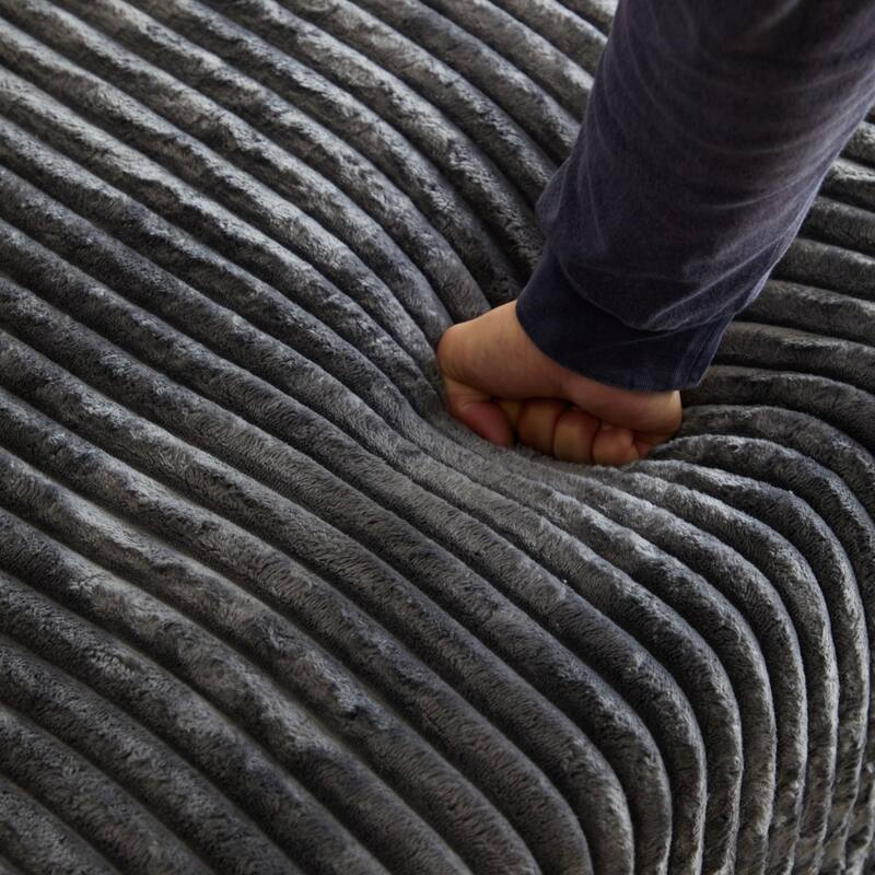 133.86" Modern U-Shape Cloud Modular Sectional Sofa with 1 Ottoman, No Assembly Required