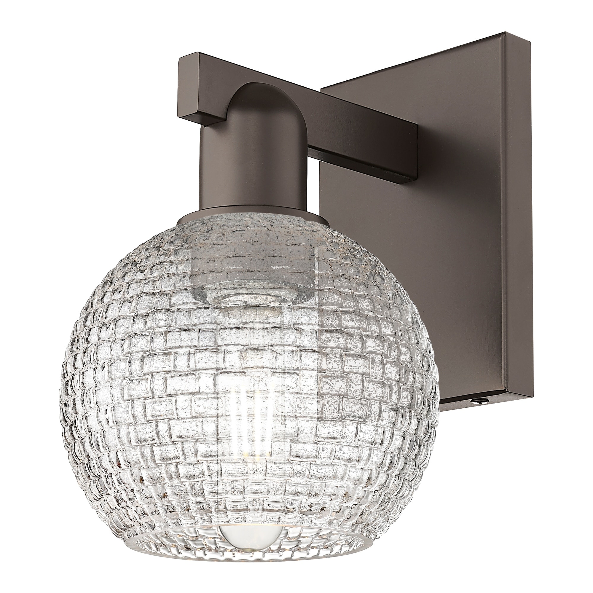 Innovations Lighting Endless Possibilities Arcadia - Athens - 1 Light 6" Basketweave Sconce