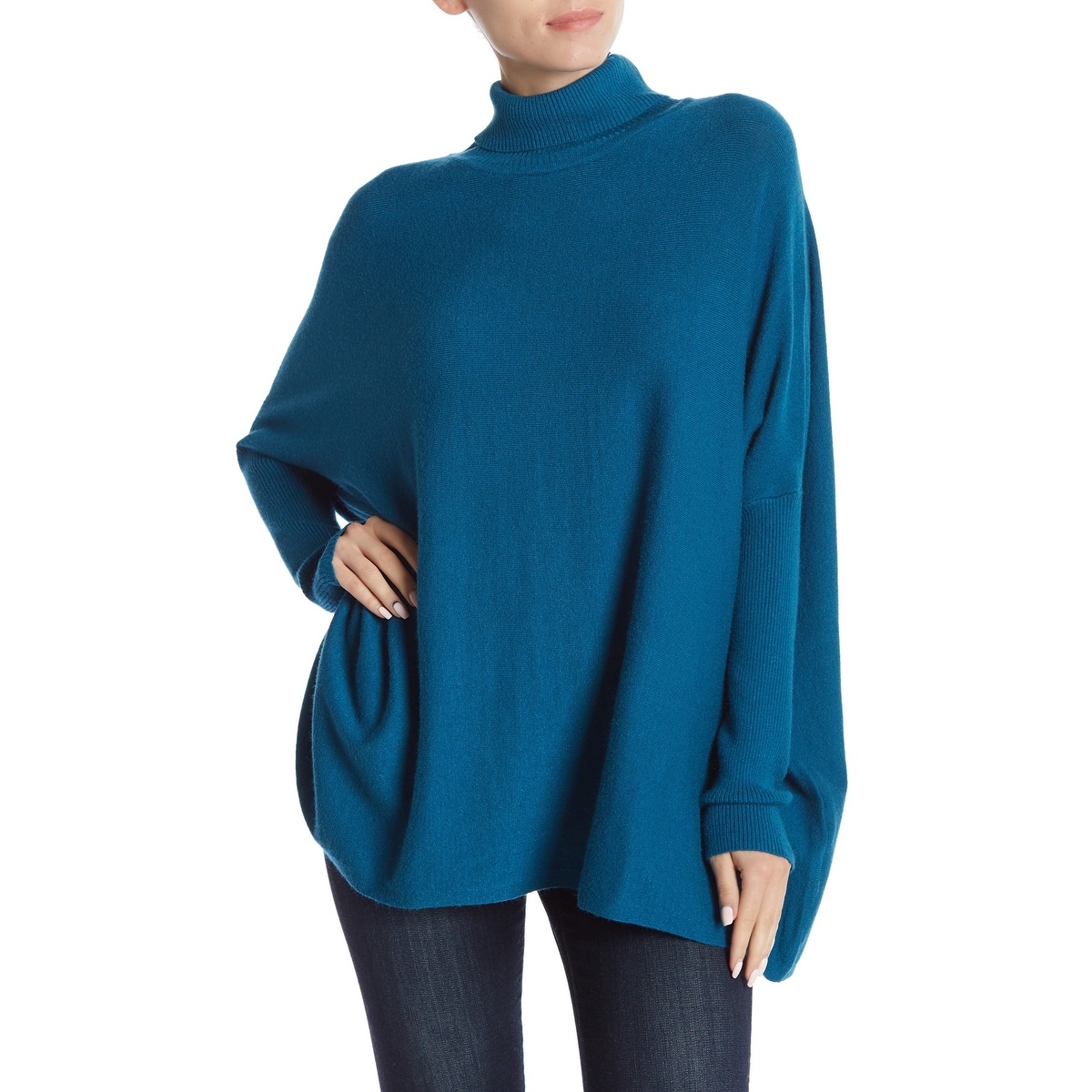 joseph a turtleneck poncho sweater
