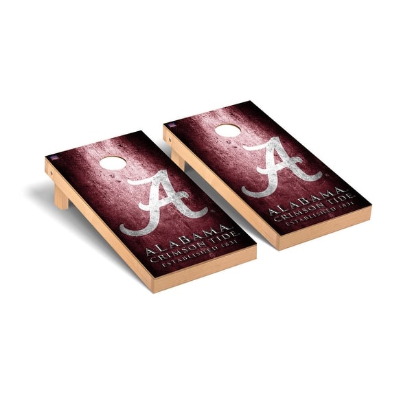 slide 2 of 5, Alabama Crimson Tide 2x4 Pro Cornhole Boards - V7 Include Carrying Case