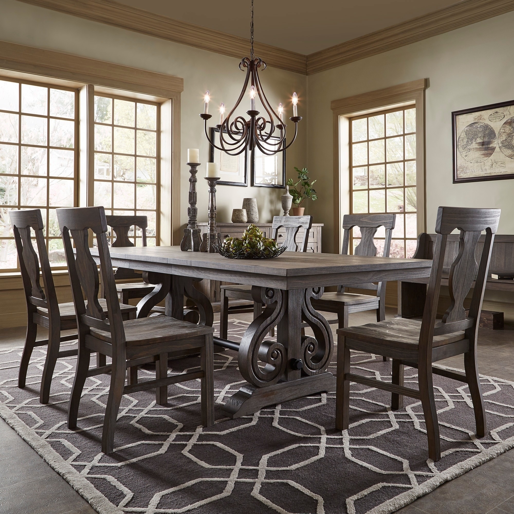Rowyn wood extendable dining table top