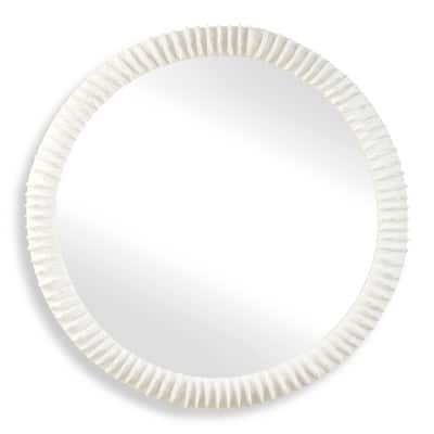 Uttermost 08267 Akiko 35-1/2" Diameter Circular Flat Ceramic Framed