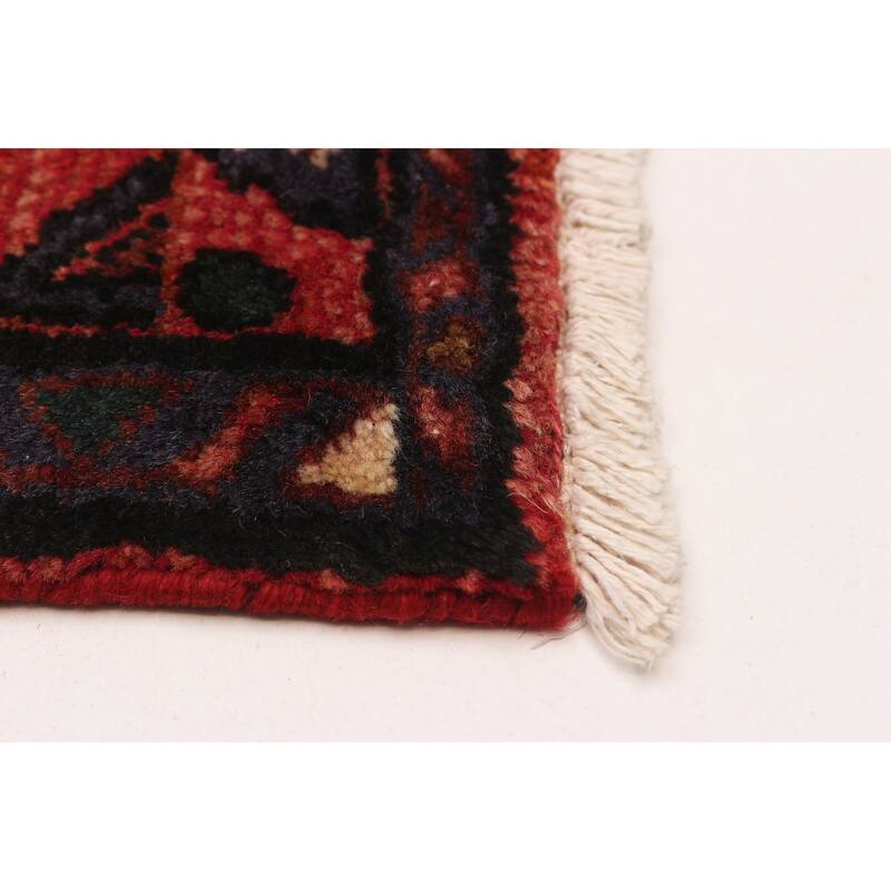 ECARPETGALLERY Hand-knotted Konya Anatolian Navy Wool Rug - 3'8 x 10'0