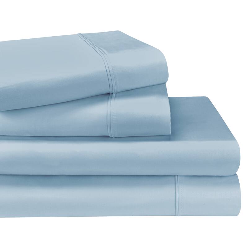 ﻿Superior 1200 Thread Count Egyptian Cotton Solid Bed Sheet Set