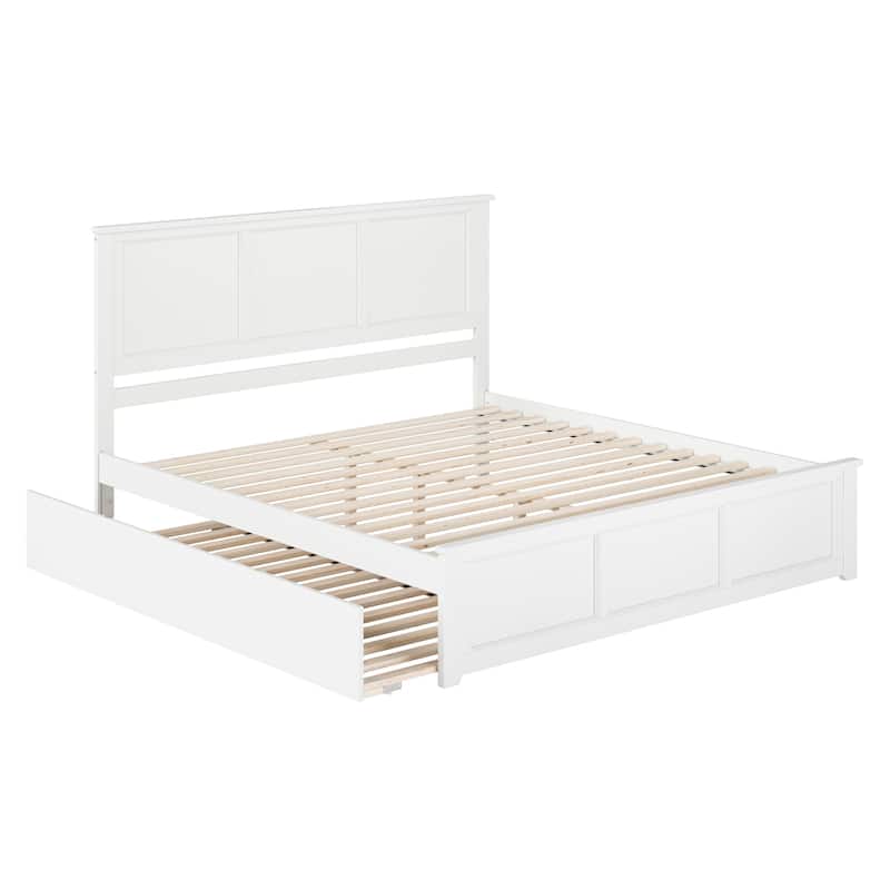 AFI Madison Platform Bed with Matching Footboard & Trundle