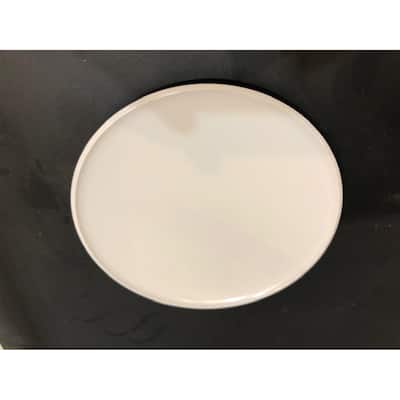 Melamine Round Plate 7.5" White- A