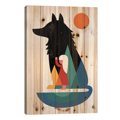 Best Friend Print On Wood by Andy Westface - Multi-Color