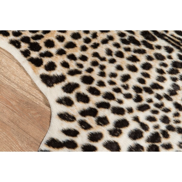Erin Gates by Momeni Acadia Animal Print Faux Hide Area Rug - 5'3" x 7'10"
