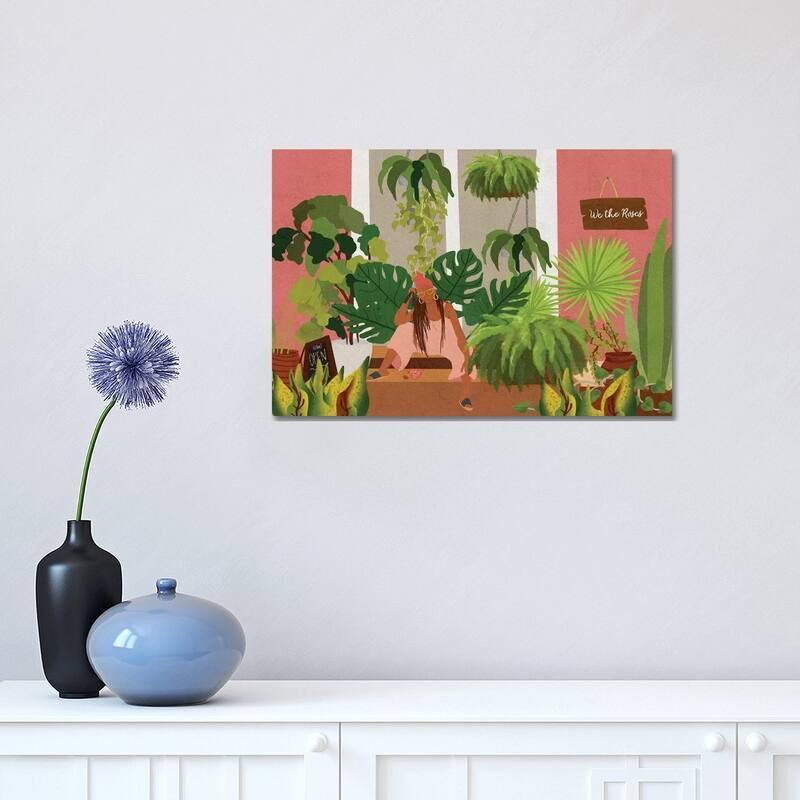 iCanvas "Plant Mom" by Reyna Noriega Canvas Print - 12x18x1.5
