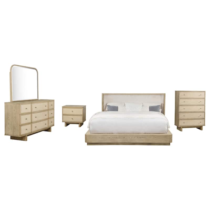 Kailani Bedroom Set Beige Oak