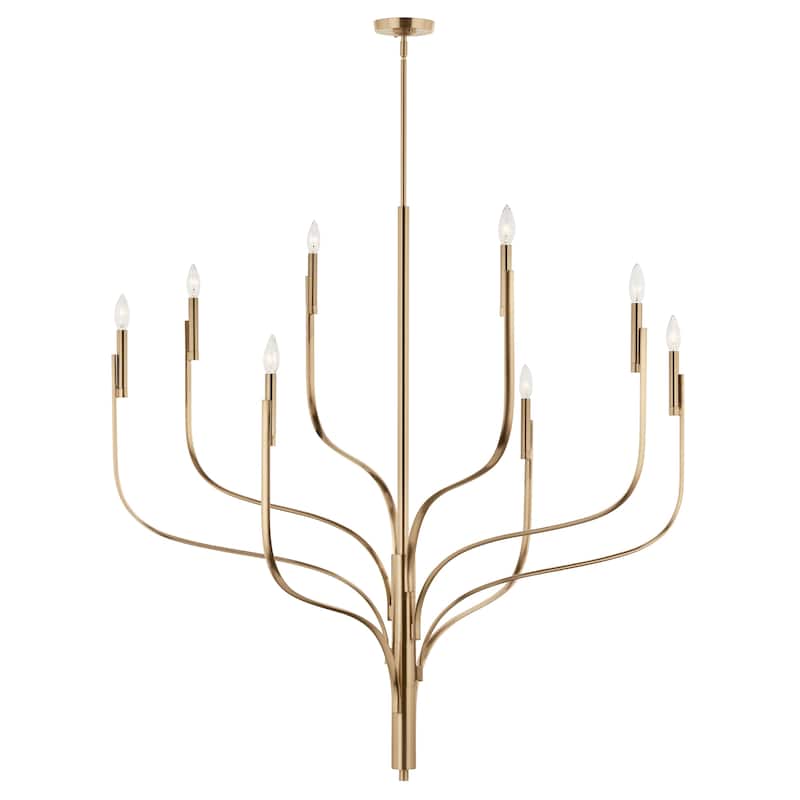 Kichler Lighting Livadia Candle Chandelier - 47.75 in - Champagne Bronze