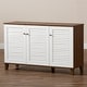 preview thumbnail 10 of 8, Carson Carrington Kaettilstorp 8-shelf Shoe Cabinet
