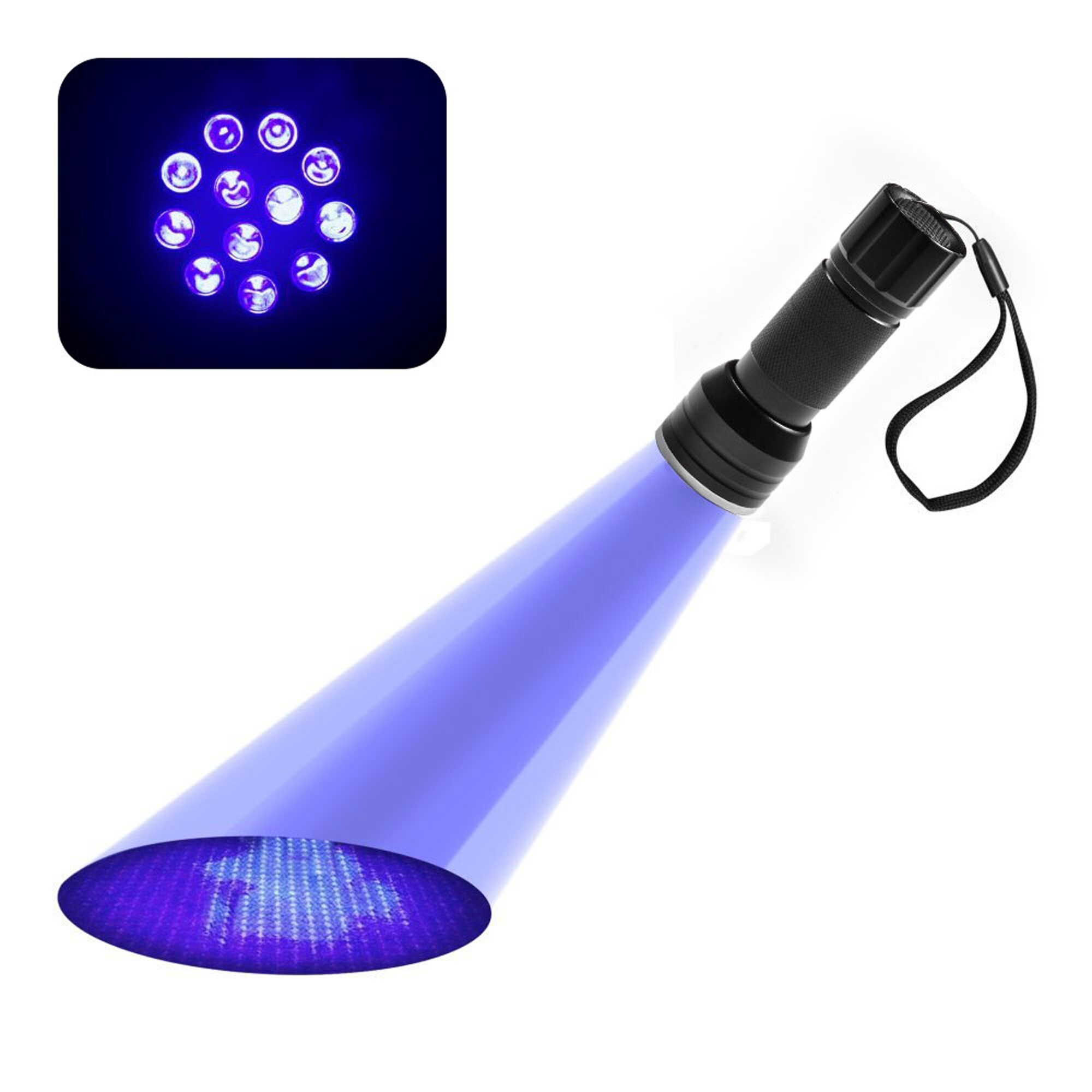 Shop Agptek 12 Ultraviolet Led Uv Light Pet Urine Stain Detector