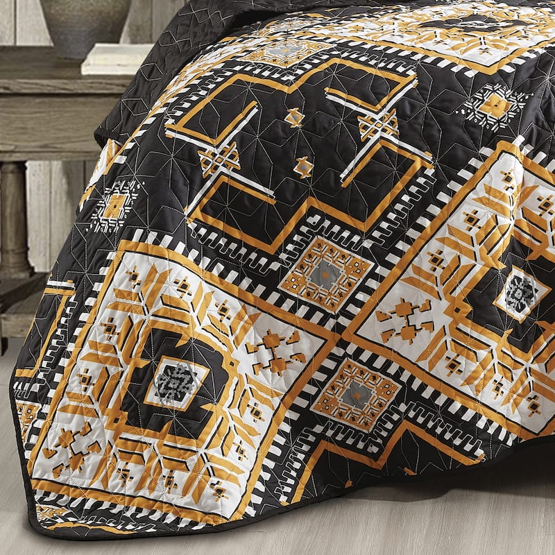 Evana Luxury 3 Piece Reversible Bedspread