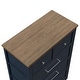 preview thumbnail 9 of 26, Furniture of America Althea Modern Farmhouse 3-Piece Wood Chest and 2 Nightstand Bedroom Set