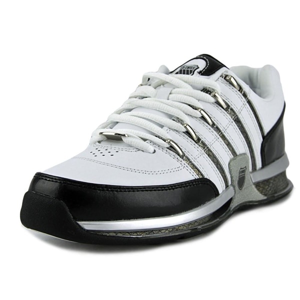 K-Swiss Appian Men Round Toe Leather White Tennis Shoe
