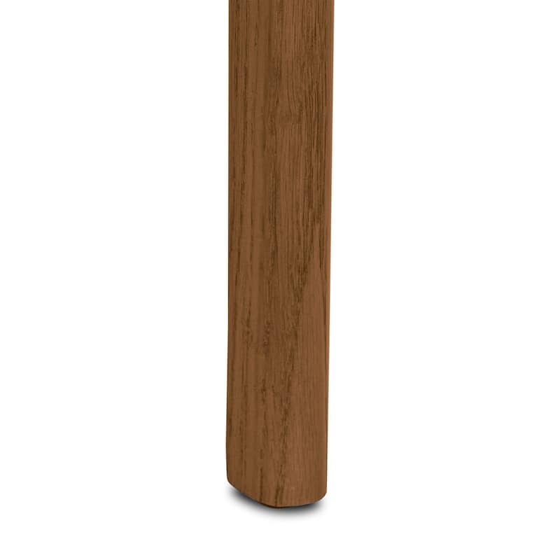 Poly & Bark Yokohama Counter Stool in Black - Solid Oak Wood