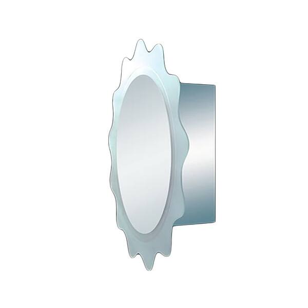 Shop Renovators Supply Mirror Medicine Cabinet Brushed Stainless 25 1 2 Surface Mount With 2 Shelves Stainless Steel Door Magnet Overstock 12364033