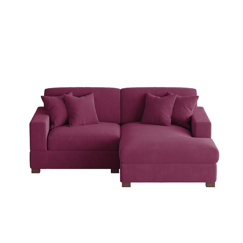 Oversized L-shaped Modular Sectional Sofa with Chaise Lounge