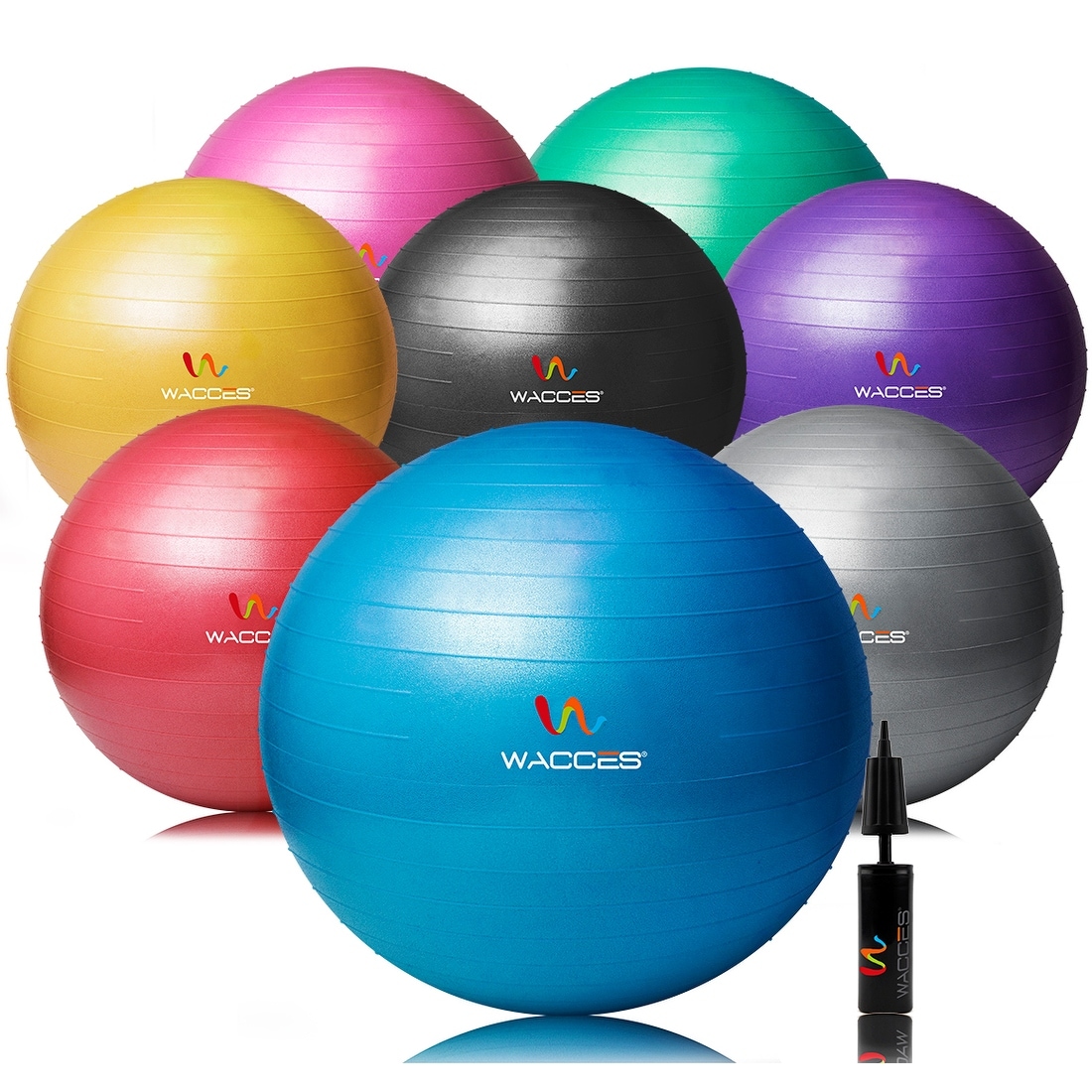 black exercise ball