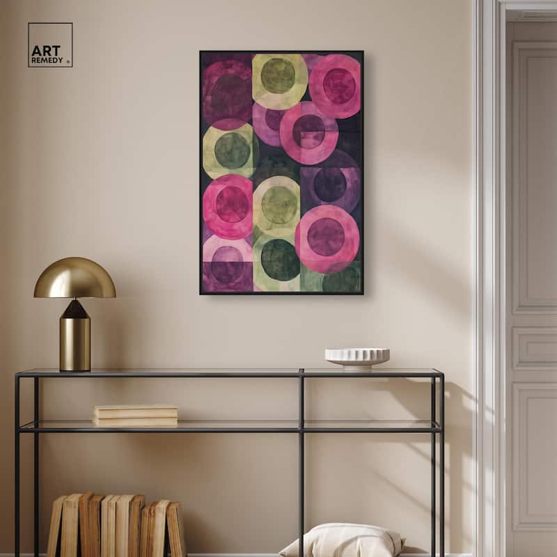 Orbital Pattern Canvas by Art Remedy
