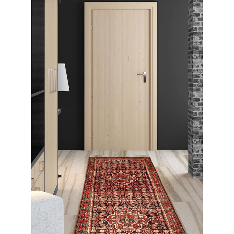 ECARPETGALLERY Hand-knotted Andelz Black Wool Rug - 3'6 x 10'4