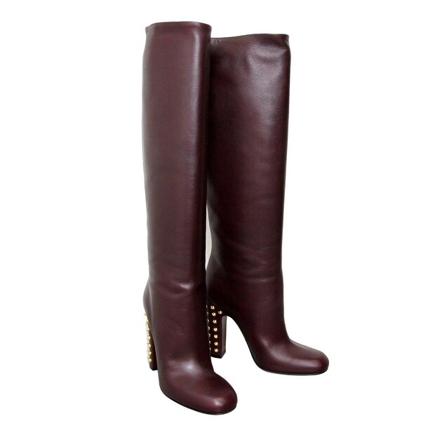 gucci tall leather boots