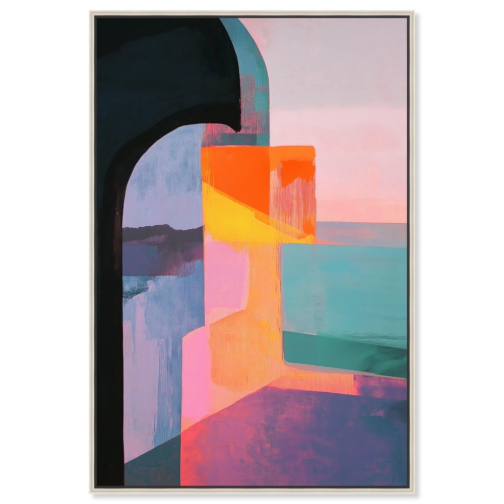 Color Blocks III Canvas by Art Remedy