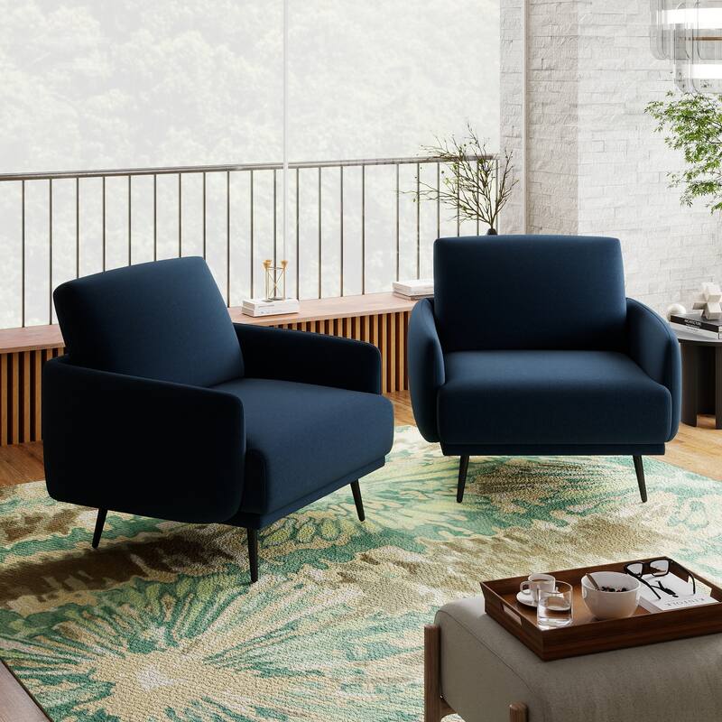 Karaka 37.5"W Oversized Armchair Leisure Sofa Accent Chair (Set of 2)