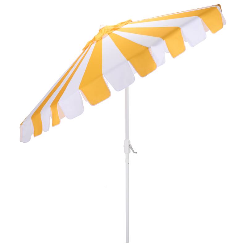 SAFAVIEH Outdoor Living Meze 9ft Crank Umbrella
