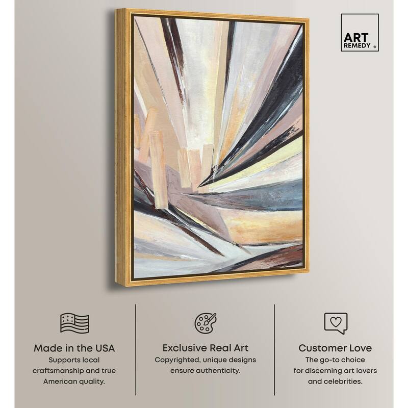 Balancing Lines I Canvas by Art Remedy