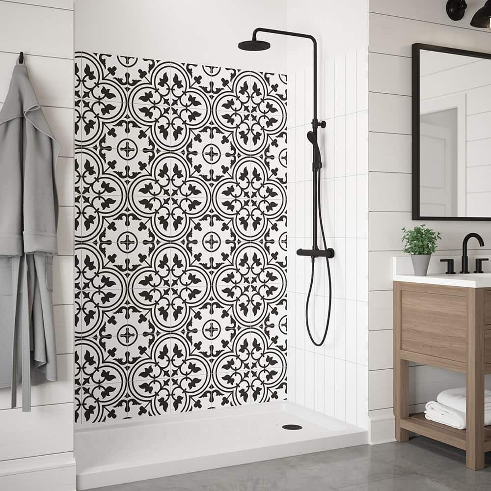 Miseno MSW786036 Readyset 78" X 60" X 36" Five Panel Alcove Shower