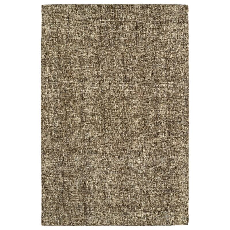 Addison Eastman Variegated Solid Wool Area Rug - 5'X7'6" - Taupe - Rectangle