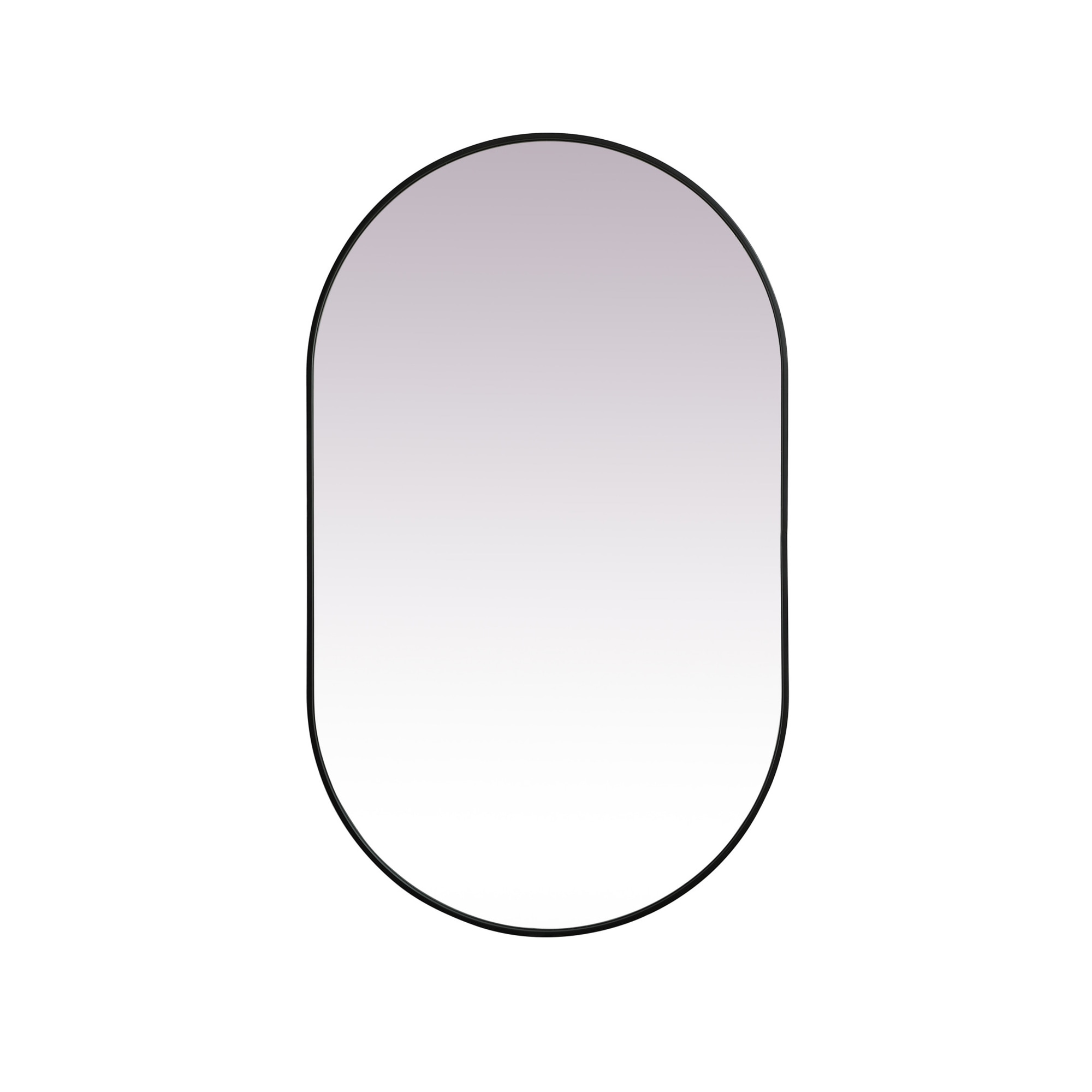 Elegant Lighting MR2A3660 Asha 36" W x 60" H Oval Framed Accent Mirror