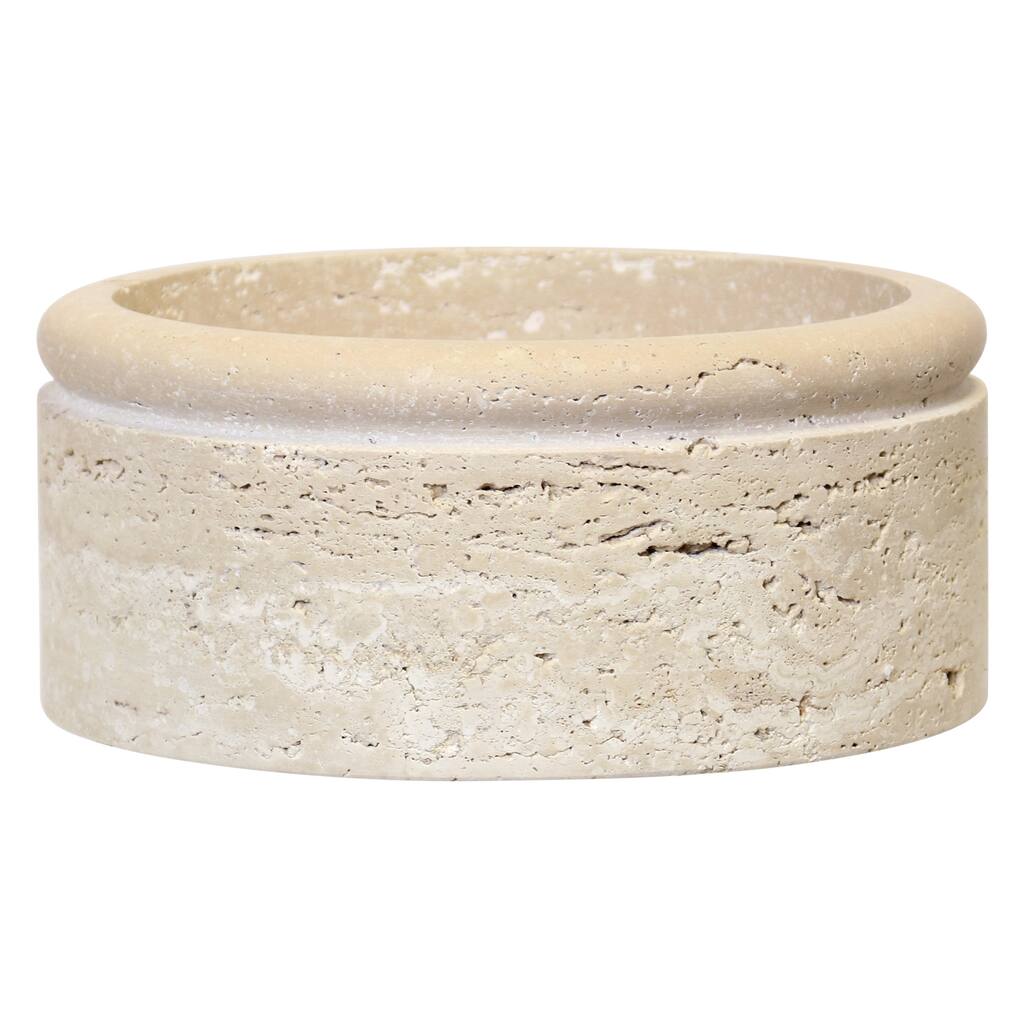 Harp & Finial Tappen Bowl - Beige