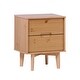 preview thumbnail 15 of 43, Middlebrook Mid-Century Solid Wood 2-Drawer Nightstand