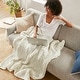 preview thumbnail 4 of 15, Madison Park Hand Made Chunky Double Knit Throw Blanket