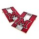 preview thumbnail 1 of 4, Vintage Miami University RedHawks 2x4 Tailgate Cornhole Boards Include Carrying Case