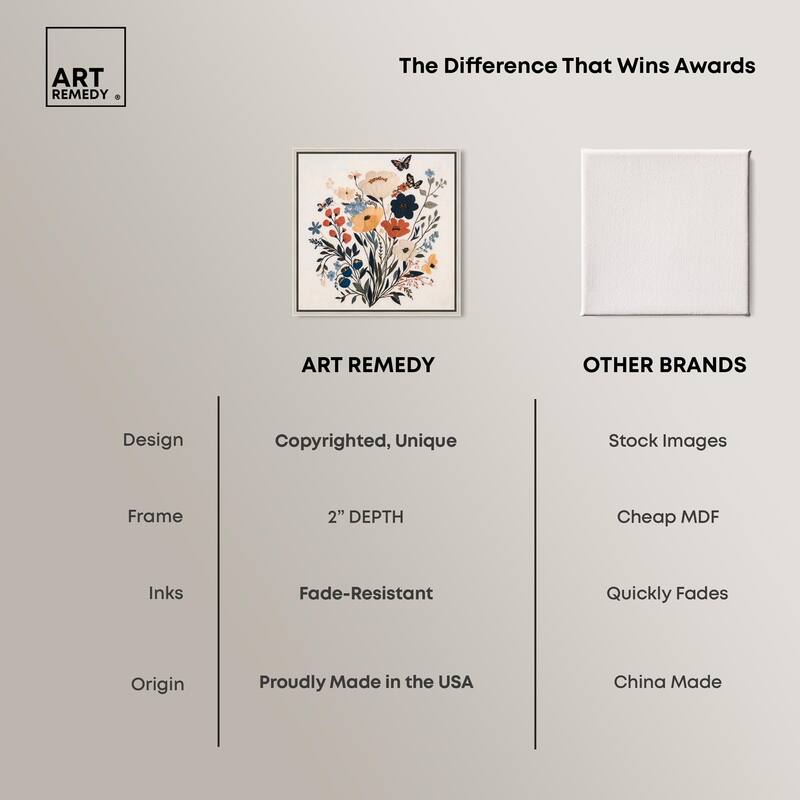 Garden of Threads I Canvas by Art Remedy