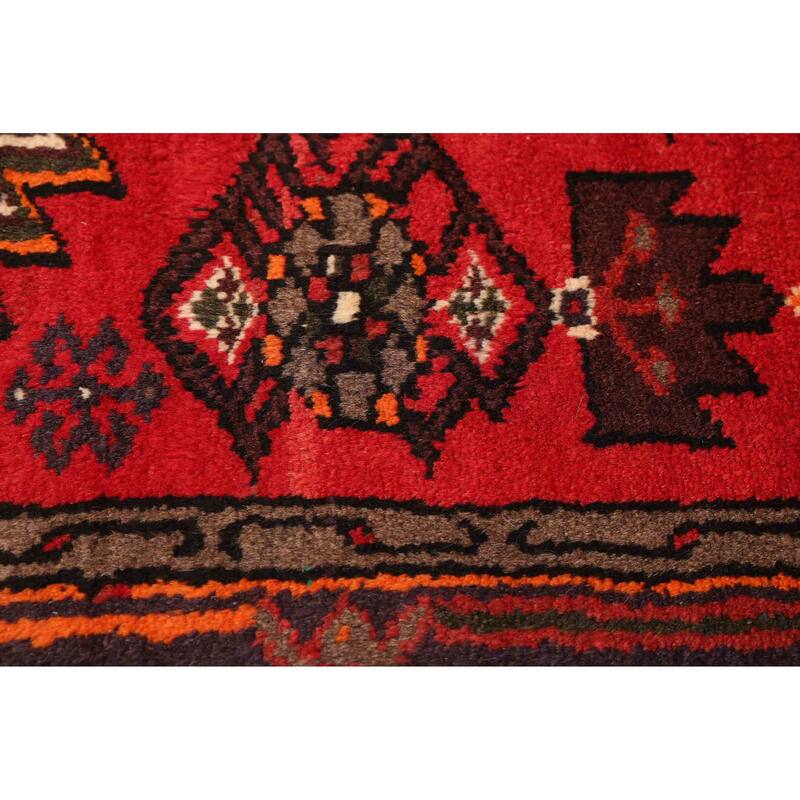 ECARPETGALLERY Hand-knotted Andelz Red Wool Rug - 3'11 x 6'3