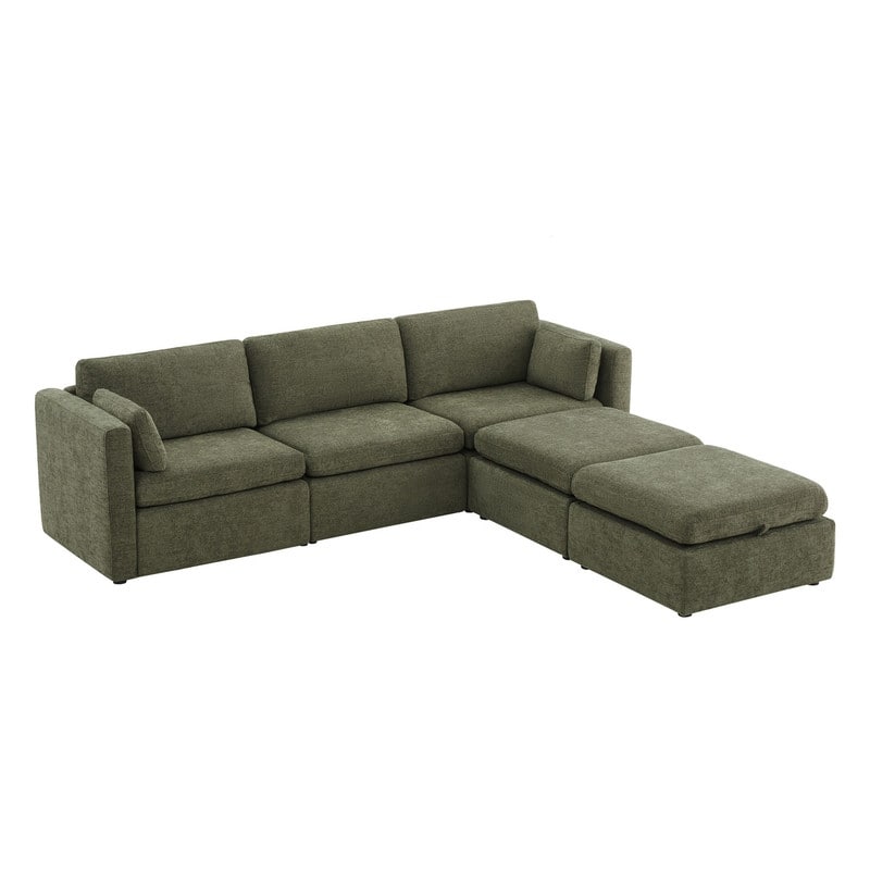 Celia Oversized Modular Sectional Fabric Sofa Set