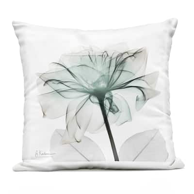 Stupell Elegant Emerald Rose Printed Outdoor Throw Pillow Design by Albert Koetsier