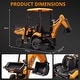 preview thumbnail 5 of 4, 12V Licensed JCB Ride On Excavator