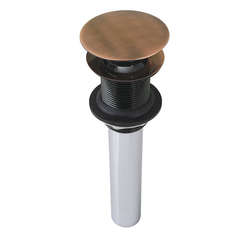 Trimscape Push Pop-Up Drain without Overflow - Antique Copper