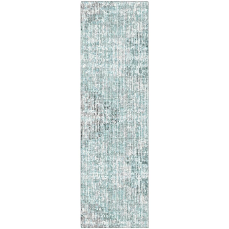 Premium Washable Super Soft Ombre Chevron Mayfield Rug