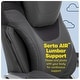 preview thumbnail 21 of 37, Serta Bryce Executive Office Chair with AIR Lumbar Technology and Layered Body Pillows