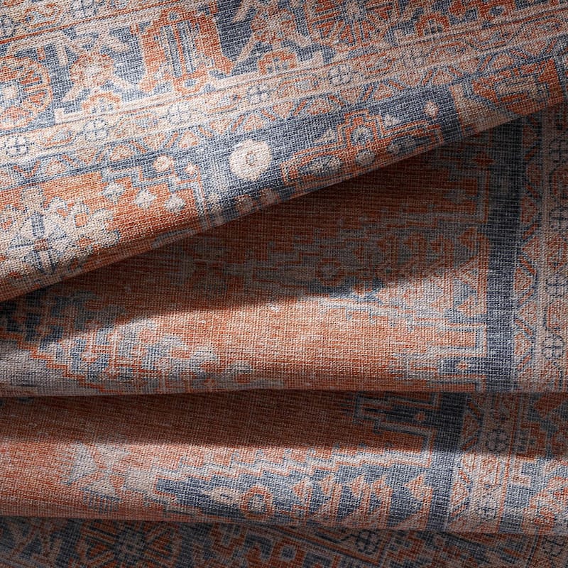 Livabliss Colin Traditional Washable Area Rug.