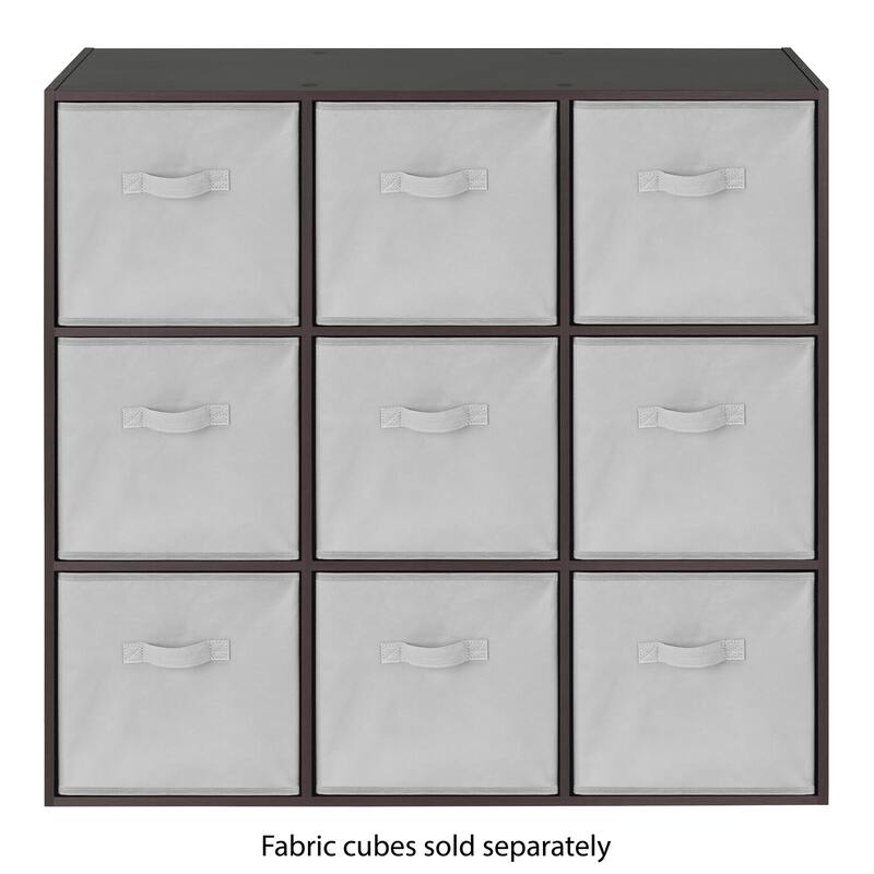 9-Section Cube Organizer-Espresso