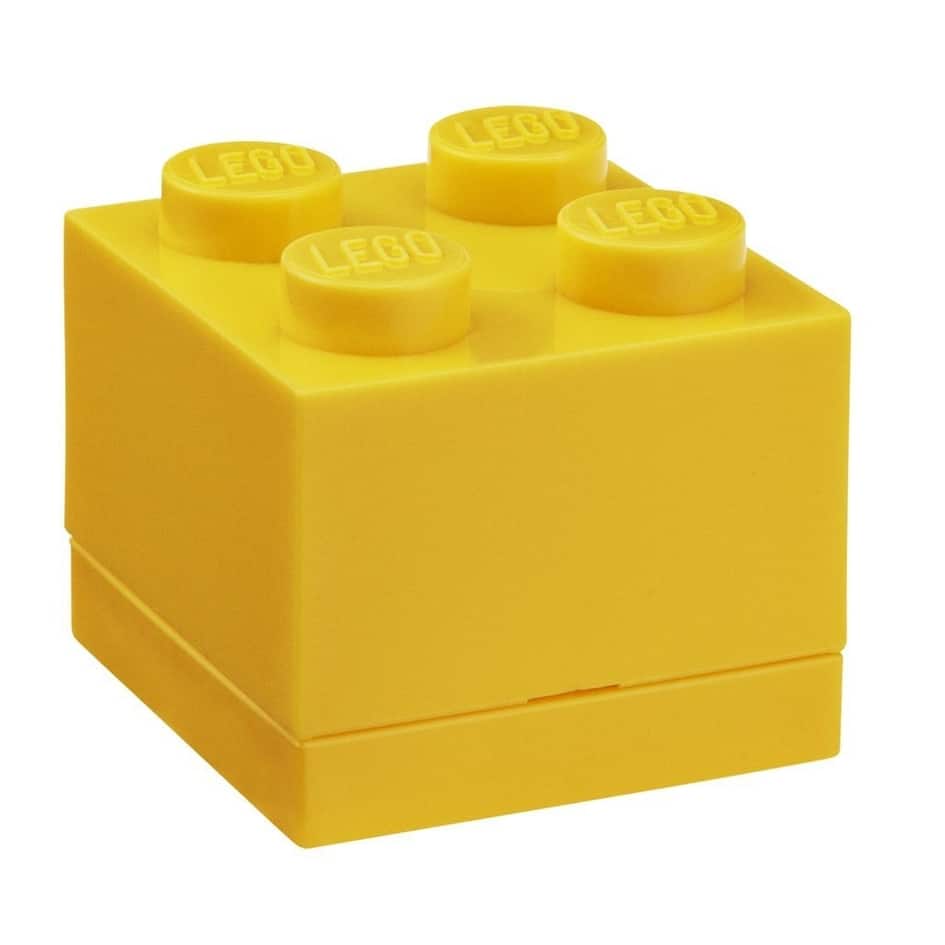 LEGO Mini Box 4, Bright Yellow