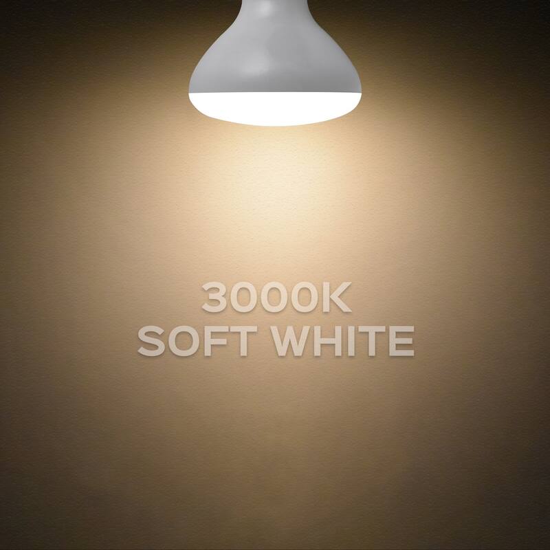 Luxrite BR30 LED Flood Light Bulb Dimmable 650 Lumens 9W=65W E26 Base Energy Star UL Listed Damp Rated 12-Pack